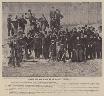 Komuna Paryska, Grupa ds. Gruzu Kolumny Vendome autorstwa French Photographer