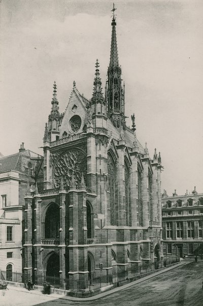La Sainte-Chapelle, Kaplica św. (fotografika) autorstwa French Photographer