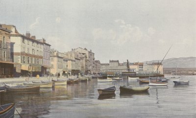 La Seyne, Widok z nabrzeża (Mała Rade Tulonu) autorstwa French Photographer