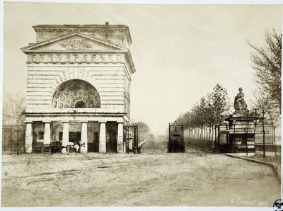 Bariera Passy na zdjęciach „Bariery Paryża” Gouviot autorstwa French Photographer