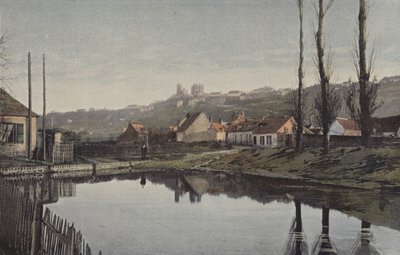 Laon, Ogólny widok wzięty z równiny autorstwa French Photographer