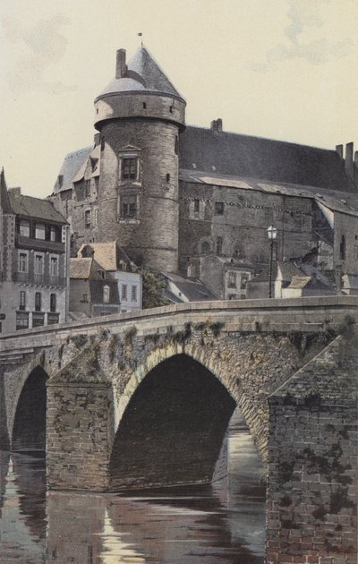 Laval, Stary Zamek autorstwa French Photographer