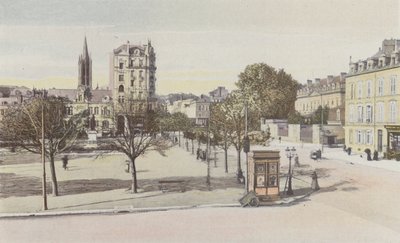 Limoges, Place Jourdan autorstwa French Photographer