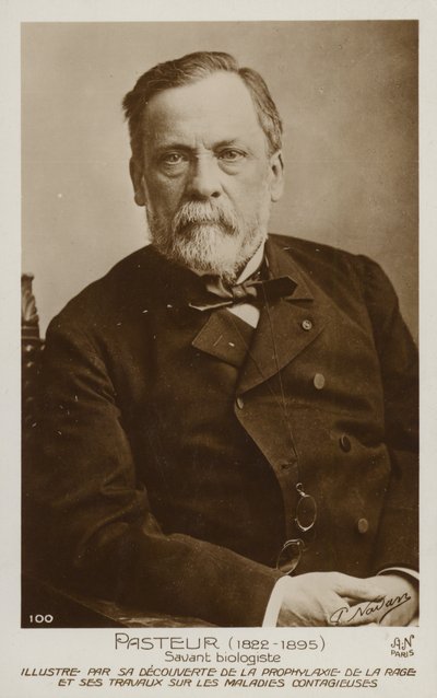 Ludwik Pasteur (1822-1895), francuski chemik i mikrobiolog autorstwa French Photographer