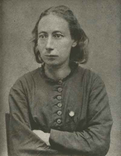 Louise Michel, Komuna Paryska (zdjęcie czarno-białe) autorstwa French Photographer