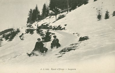 Lugery na górze (zdjęcie czarno-białe) autorstwa French Photographer