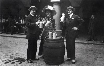 Madeleine Lemaire (1845-1928) i Reynaldo Hahn (1875-1947) autorstwa French Photographer
