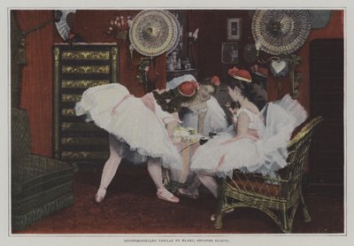 Mademoiselle Viollat ​​i Mademoiselle Blanc, drugie przedmioty (zdjęcie kolorowe) autorstwa French Photographer