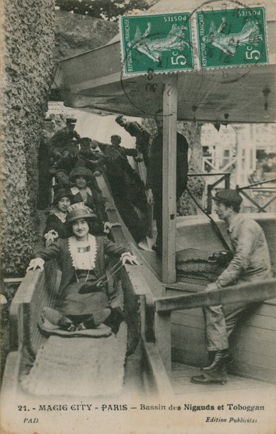 Magic City, Paryż, pocztówka wysłana 19 lipca 1913 autorstwa French Photographer