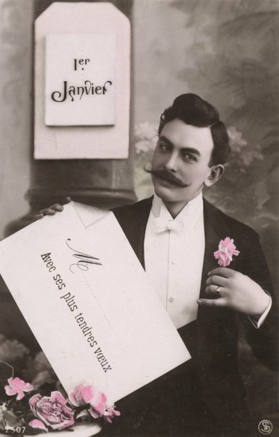 Mężczyzna z wąsami autorstwa French Photographer