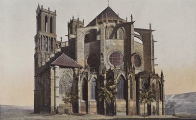 Mantes, kościół Najświętszej Marii Panny autorstwa French Photographer