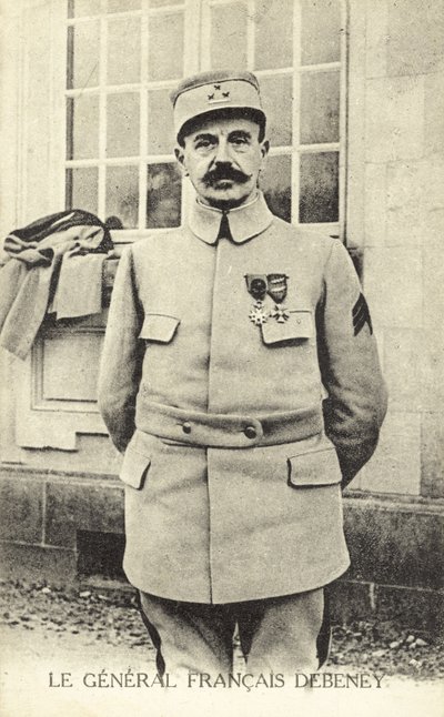 Marie-Eugene Debeney, francuski generał I wojny światowej (zdjęcie czarno-białe) autorstwa French Photographer