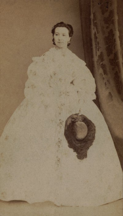 Marie Taglioni, szwedzka tancerka baletowa (zdjęcie czarno-białe) autorstwa French Photographer
