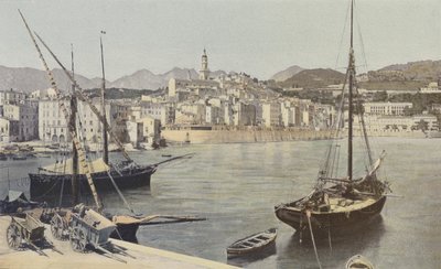 Menton, Port i Stare Miasto autorstwa French Photographer