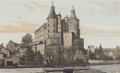 Montbeliard, Widok na zamek autorstwa French Photographer