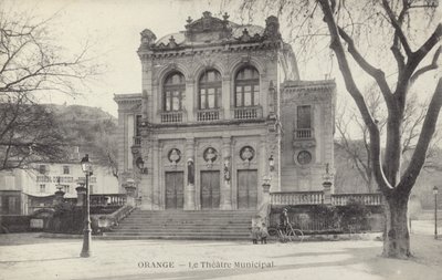 Teatr Miejski, Orange, Francja autorstwa French Photographer