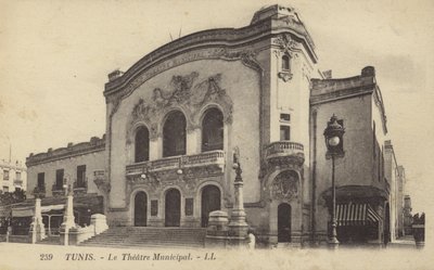 Teatr Miejski, Tunis, Tunezja autorstwa French Photographer