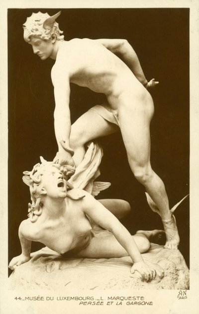 Musee Du Luxembourg, L Marqueste Persee Et La Gargone autorstwa French Photographer