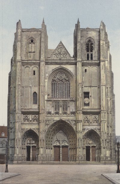 Nantes, Cathedrale, Fasada O autorstwa French Photographer