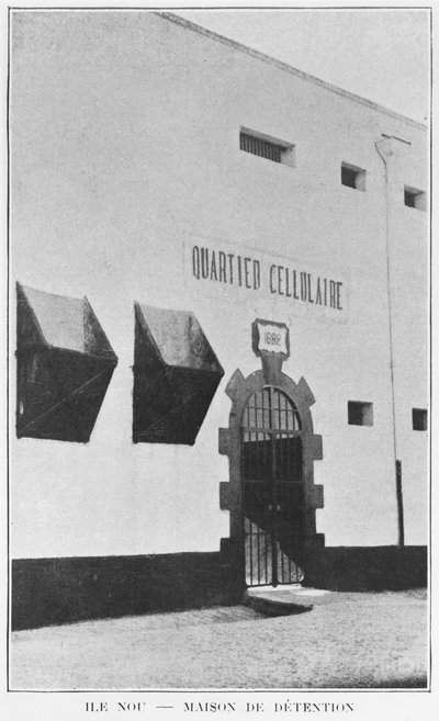 Nowa Kaledonia, Isle of Nou, House of Detention, z La Depeche Coloniale, 1903 autorstwa French Photographer