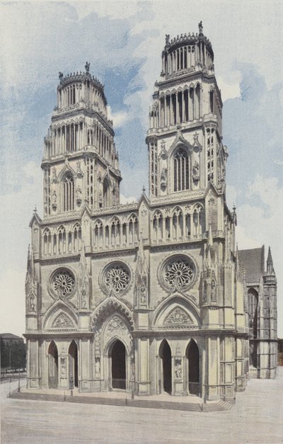 Orlean, Katedra Sainte-Croix, Fasada O autorstwa French Photographer