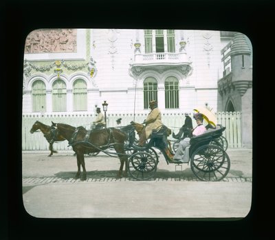 Ekspozycja Paryska: Pałac Sztuk Dekoracyjnych, Paryż, Francja, 1900 (zjeżdżalnia z latarnią) autorstwa French Photographer