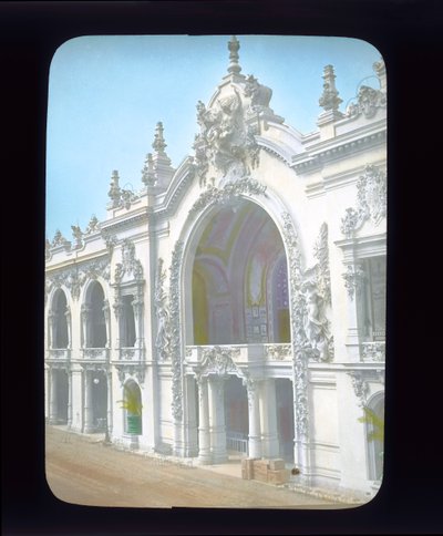 Ekspozycja Paryska: Pałac Sztuk Dekoracyjnych, Paryż, Francja, 1900 (zjeżdżalnia z latarnią) autorstwa French Photographer