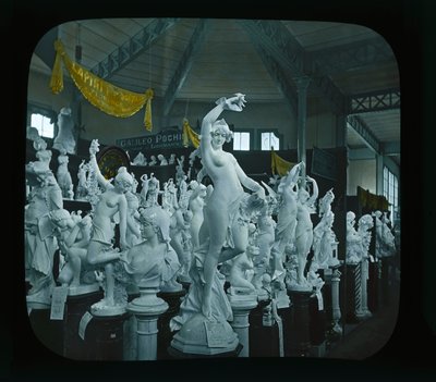 Ekspozycja Paryska: Pałac Manufaktur Narodowych, 1900 (zjeżdżalnia z latarnią) autorstwa French Photographer
