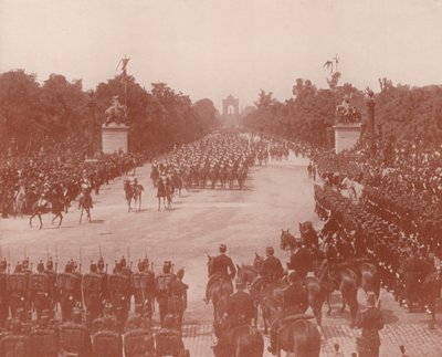 Paryż: Pogrzeb Victora Hugo (zdjęcie czarno-białe) autorstwa French Photographer