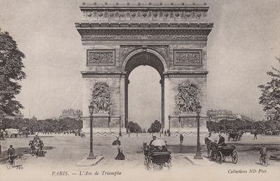 Paryż, Łuk Triumfalny autorstwa French Photographer