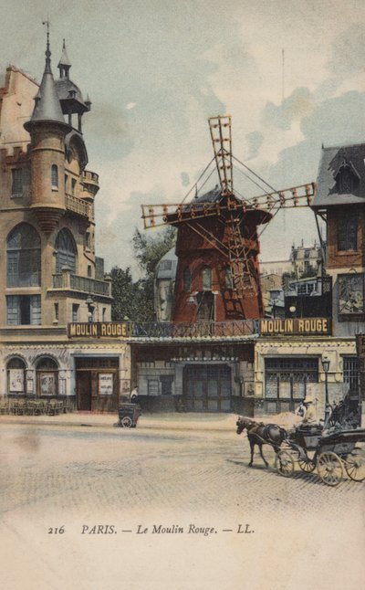 Paryż, Moulin Rouge autorstwa French Photographer