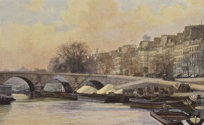 Paryż, Pont Marie autorstwa French Photographer