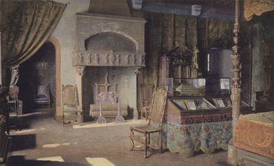 Paryż, Muzeum Cluny, pokój Francois Premier autorstwa French Photographer
