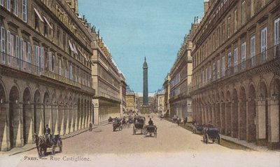 Paryż, Rue Castiglione autorstwa French Photographer