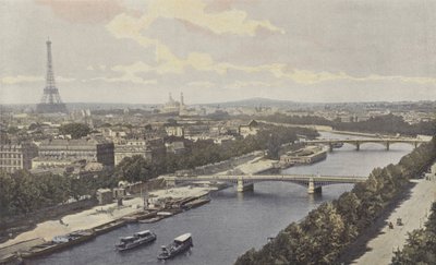 Paryż, Widok na Sekwanę, Z Pavillon de Flore autorstwa French Photographer