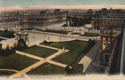 Paryż, Vue generale du Louvre autorstwa French Photographer