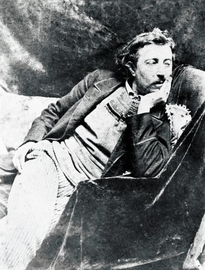 Paul Gauguin w bretońskiej kamizelce autorstwa French Photographer