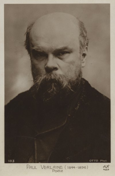 Paul Verlaine, francuski poeta autorstwa French Photographer