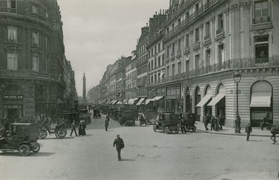 Perspective de la Rue de la Paix, Perspektywa na ulicę Paix (fotograwiura) autorstwa French Photographer