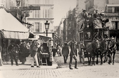 Place de Clichy, Paryż (zdjęcie czarno-białe) autorstwa French Photographer