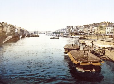 Statki wycieczkowe na Loarze w Nantes, wyd. 1890-1900 autorstwa French Photographer