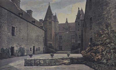 Ploubezre, Chateau de Kergrist, Razem na Dworze Honorowym autorstwa French Photographer