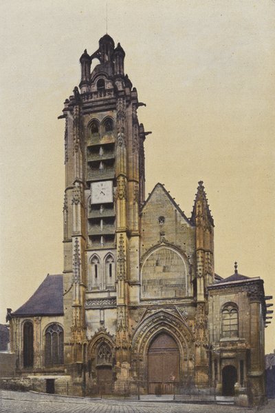 Pontoise, Kościół Saint-Maclou, Fasada autorstwa French Photographer