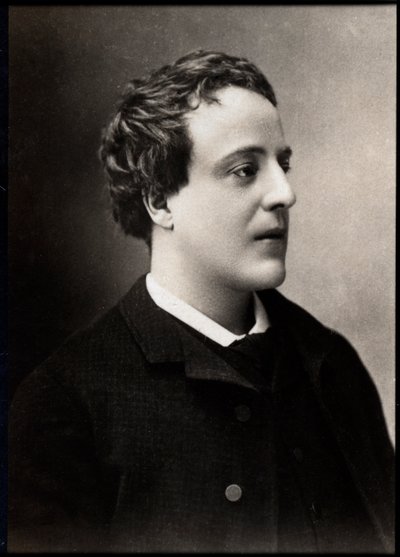 Portret Adolphe Leon Willette (1857-1926), francuskiego malarza, ilustratora, karykaturzysty i litografa. autorstwa French Photographer