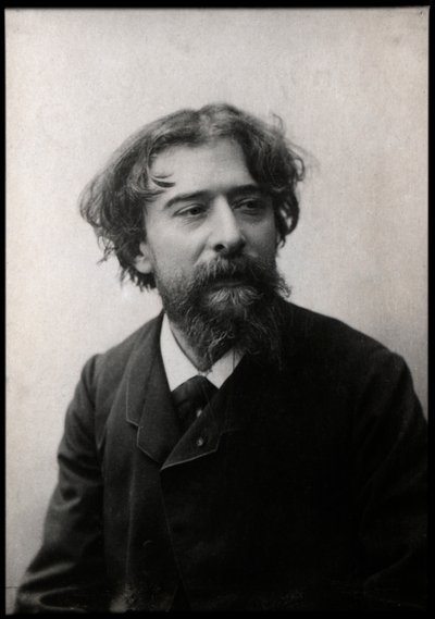 Portret Alphonse Daudeta (1840-1897), francuskiego powieściopisarza. autorstwa French Photographer