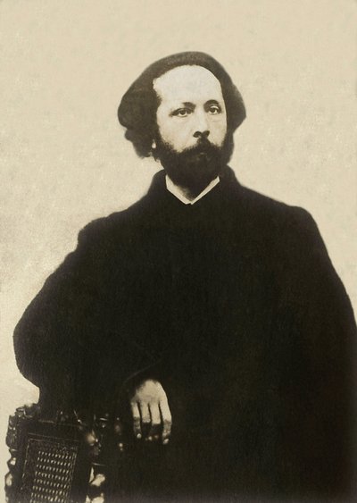 Portret Edouarda Lalo (1823-1892), francuskiego kompozytora. Fotografia, koniec XIX wieku, Paryż. autorstwa French Photographer
