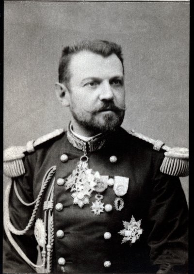 Portret Henri Joseph Brugere (1841-1918), francuskiego generała. autorstwa French Photographer
