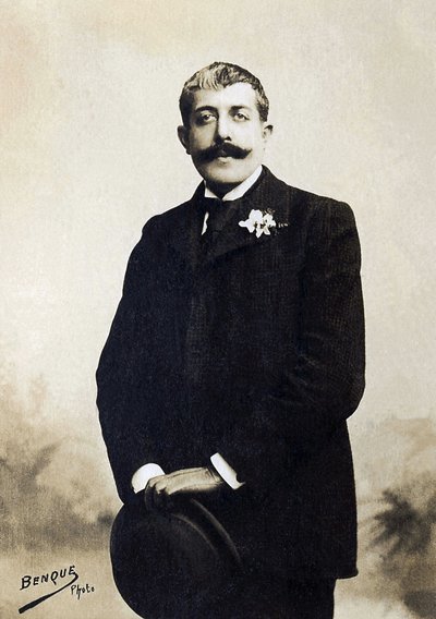Portret Jeana Lorraina (1855-1906), francuskiego pisarza. autorstwa French Photographer