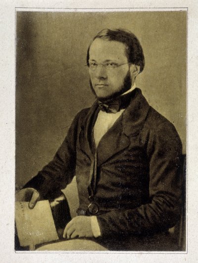 Portret Ludwika Pasteura w 1852 roku. autorstwa French Photographer