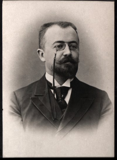 Portret Marcela Prevosta (1862-1941), francuskiego pisarza i dramaturga. autorstwa French Photographer